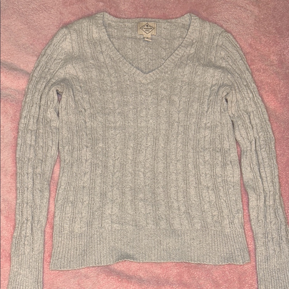 St. John’s bay light grey sweater